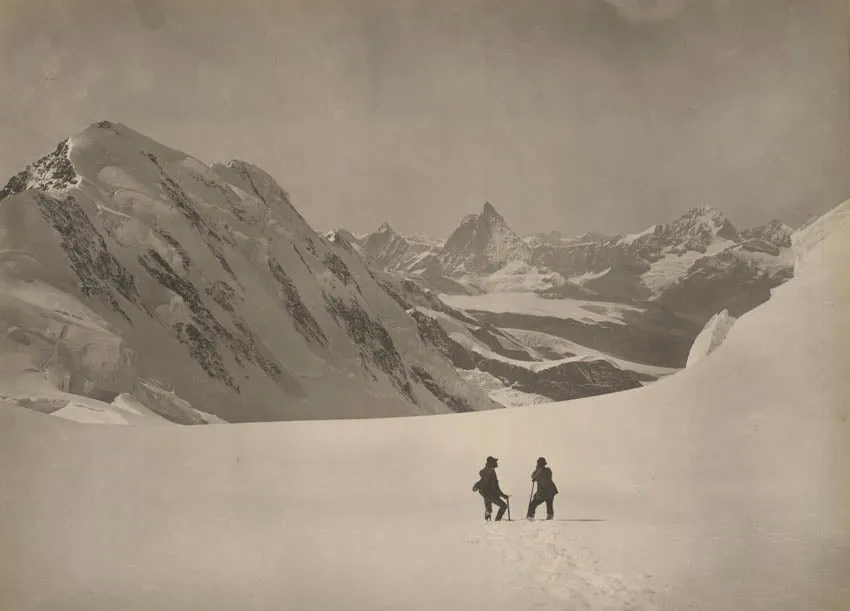 Lyskamm, Cervino (Matterhorn), Dent Blanche Dal Colle del Sesia.