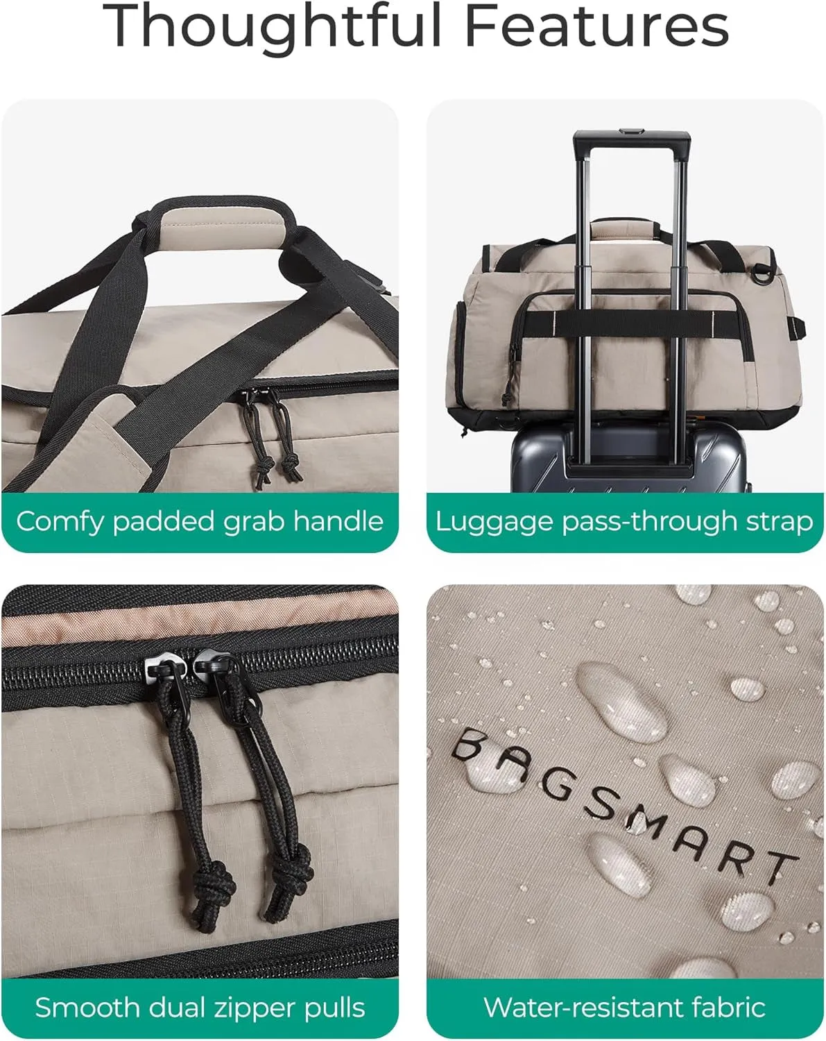 Men & Capacity, Pocket Versatile - Gym for Special collection Gray Backpack Wet Greenish Women 4-in-1 38L - Final clearance Stylish & & Compartment Duffle Bag Shoes