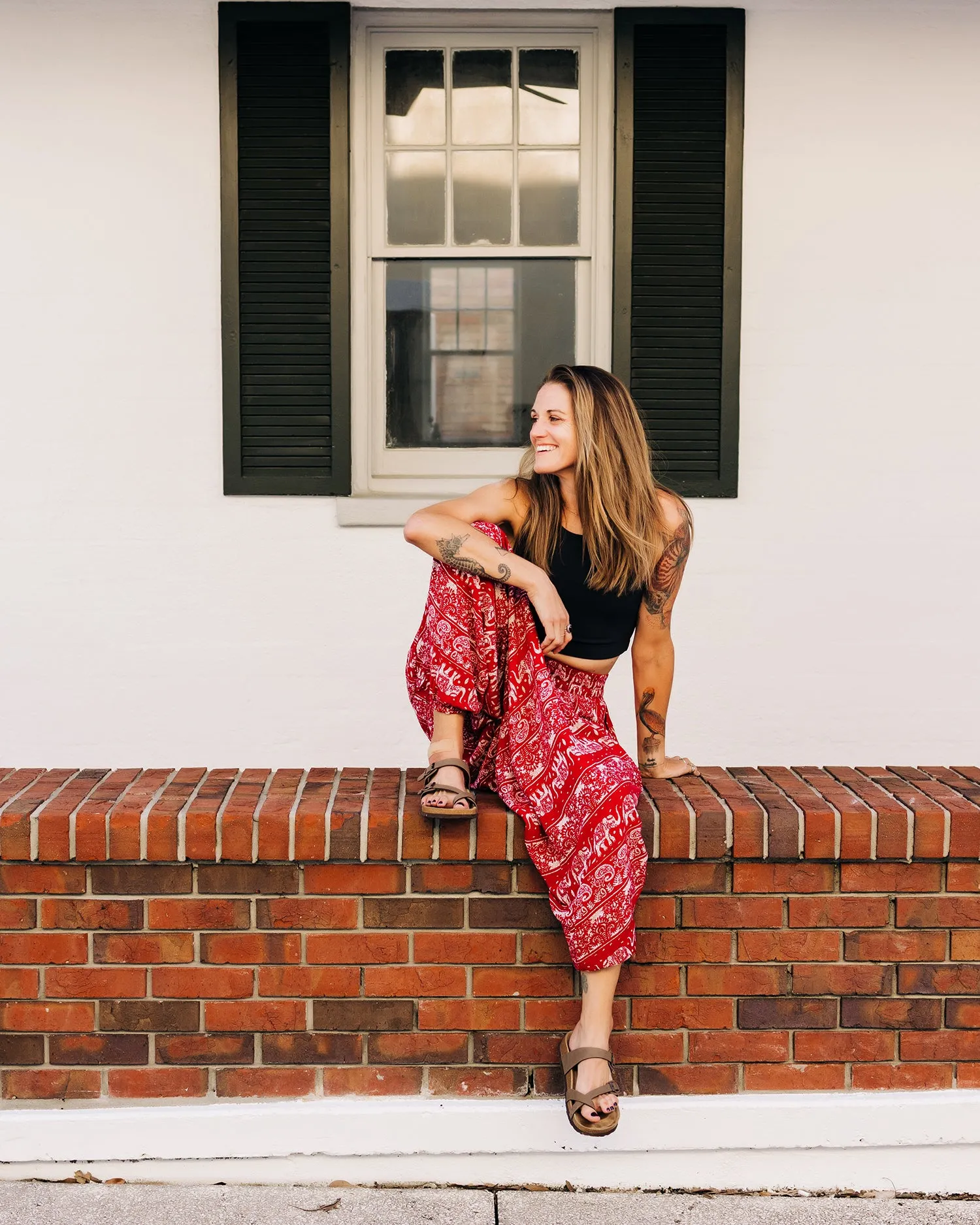 O.G. Print Harem Pants