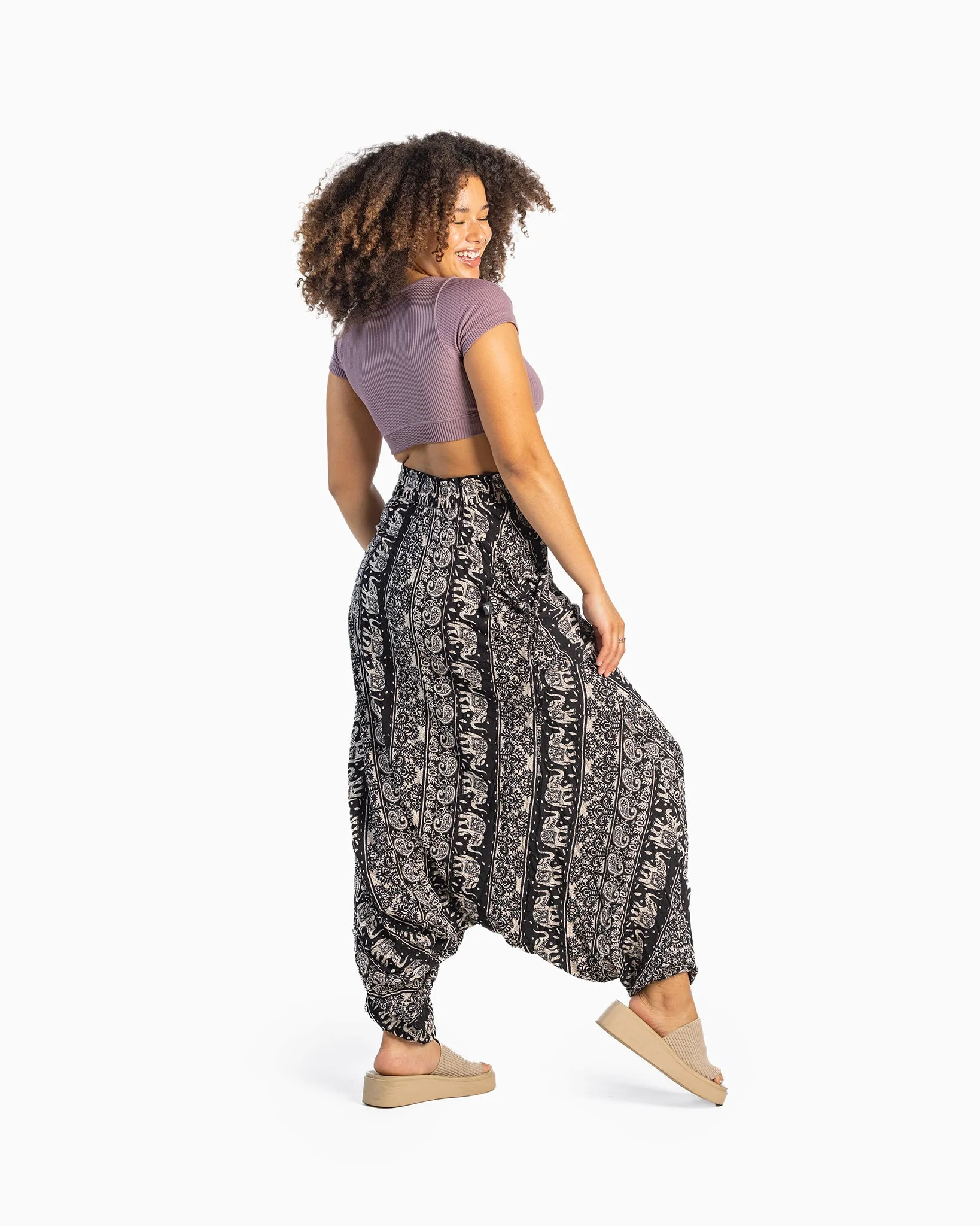 O.G. Print Harem Pants