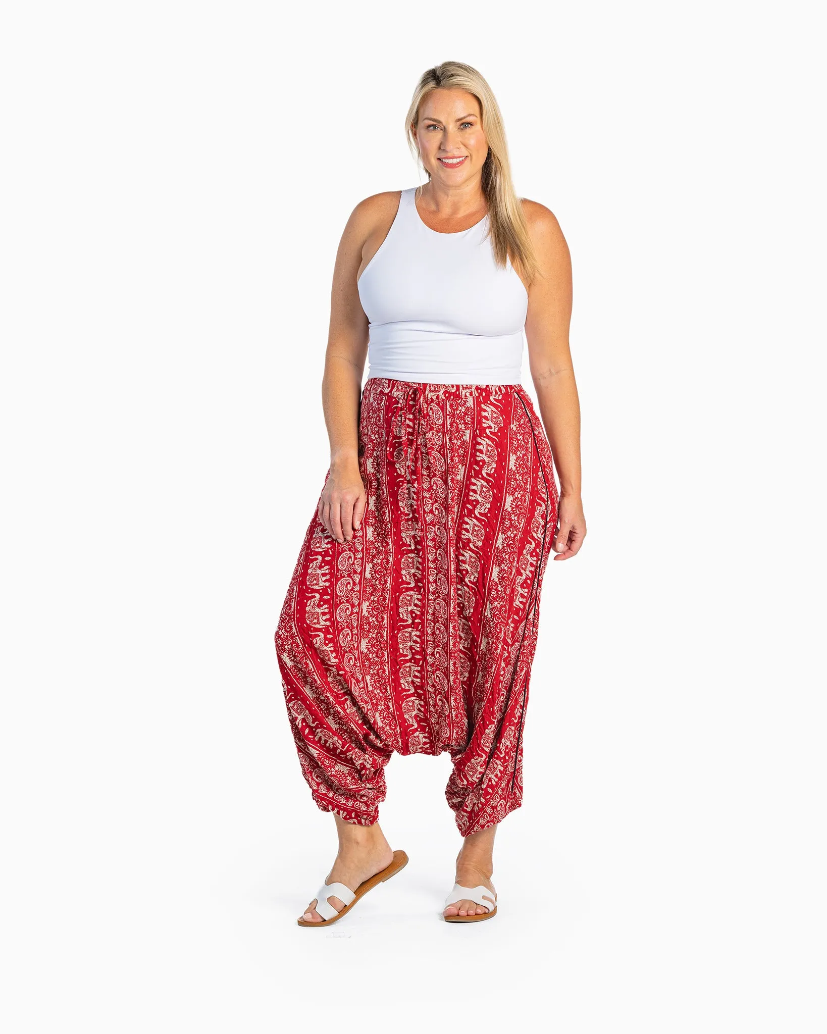 O.G. Print Harem Pants