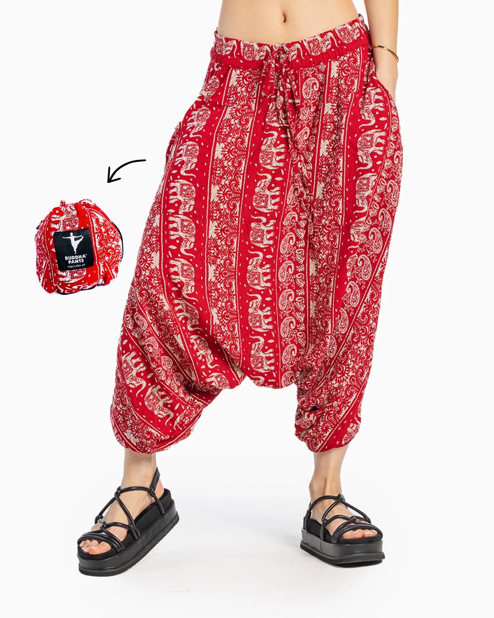 O.G. Print Harem Pants