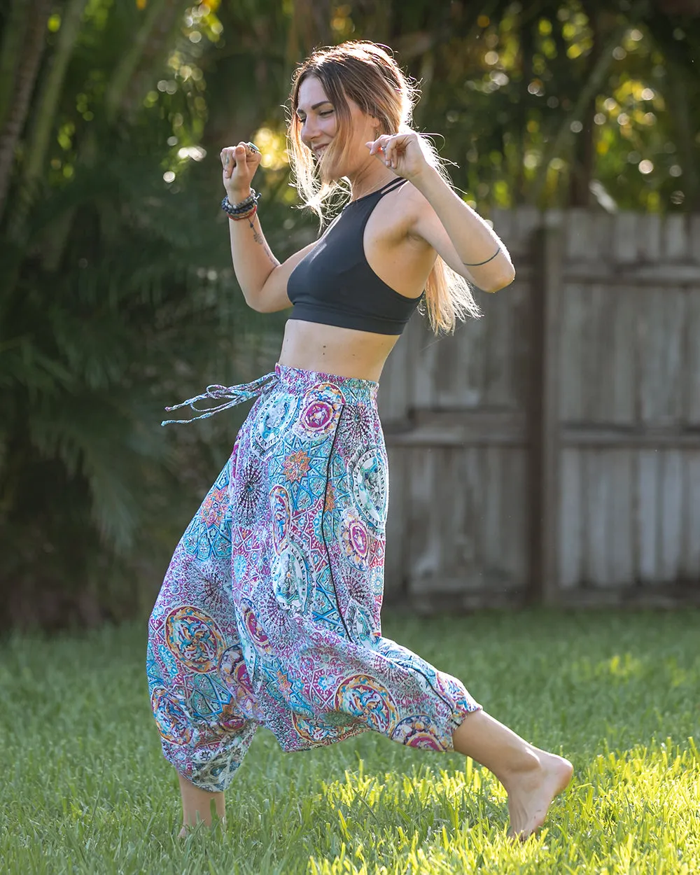 O.G. Print Harem Pants