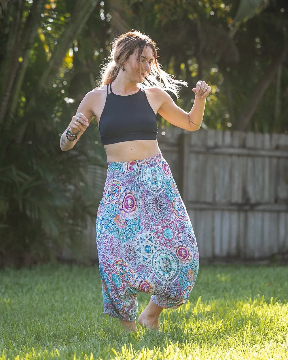 O.G. Print Harem Pants