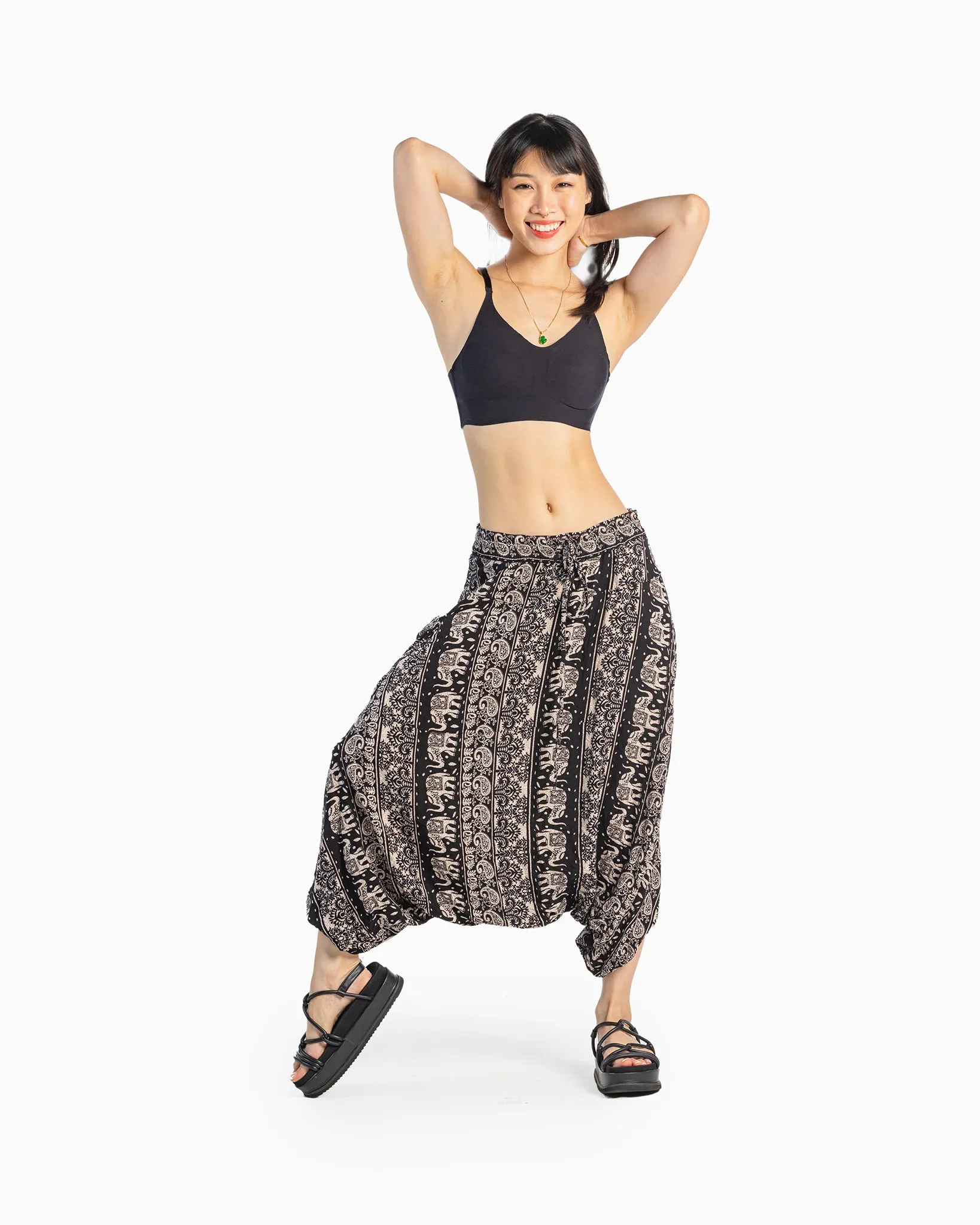 O.G. Print Harem Pants
