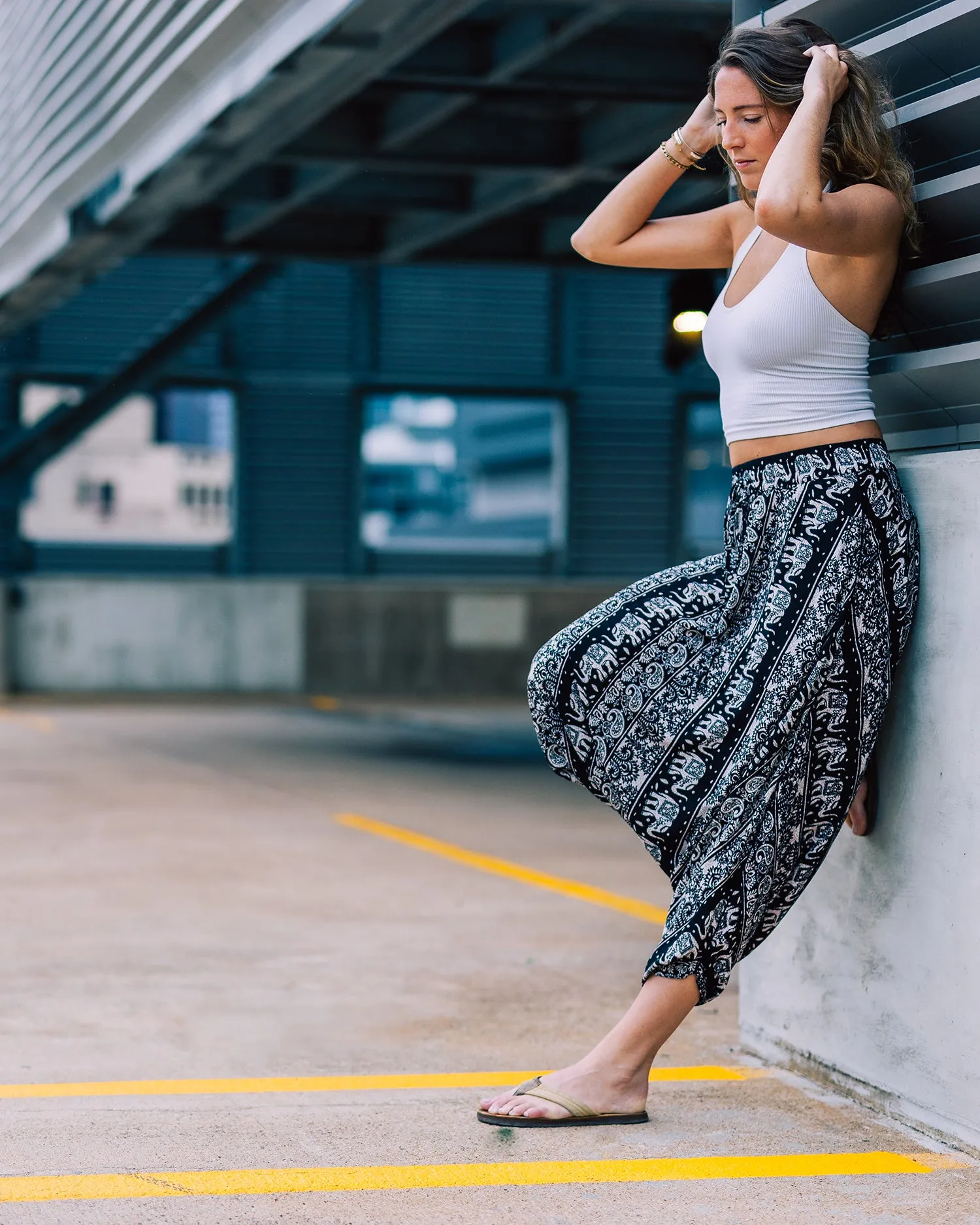 O.G. Print Harem Pants