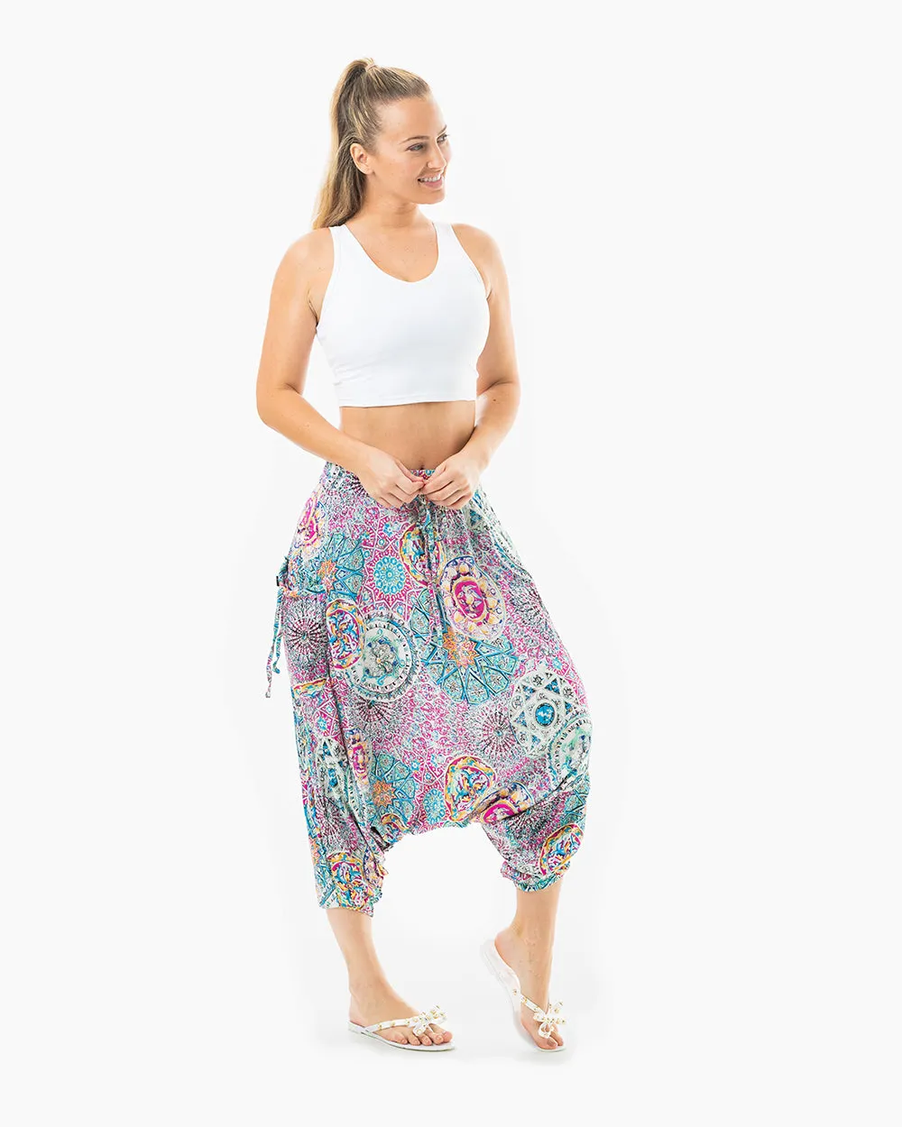 O.G. Print Harem Pants