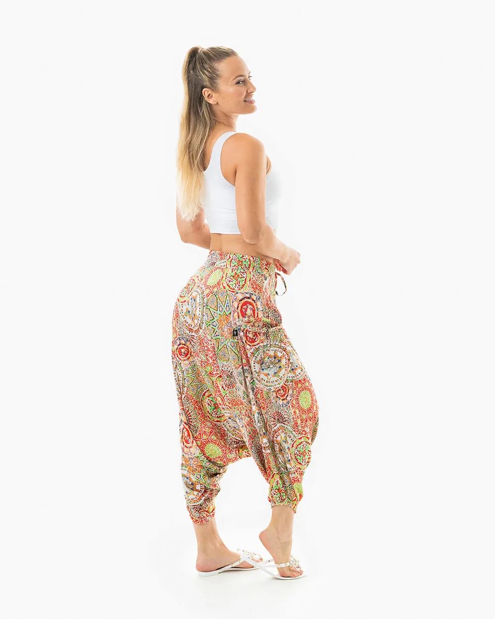 O.G. Print Harem Pants