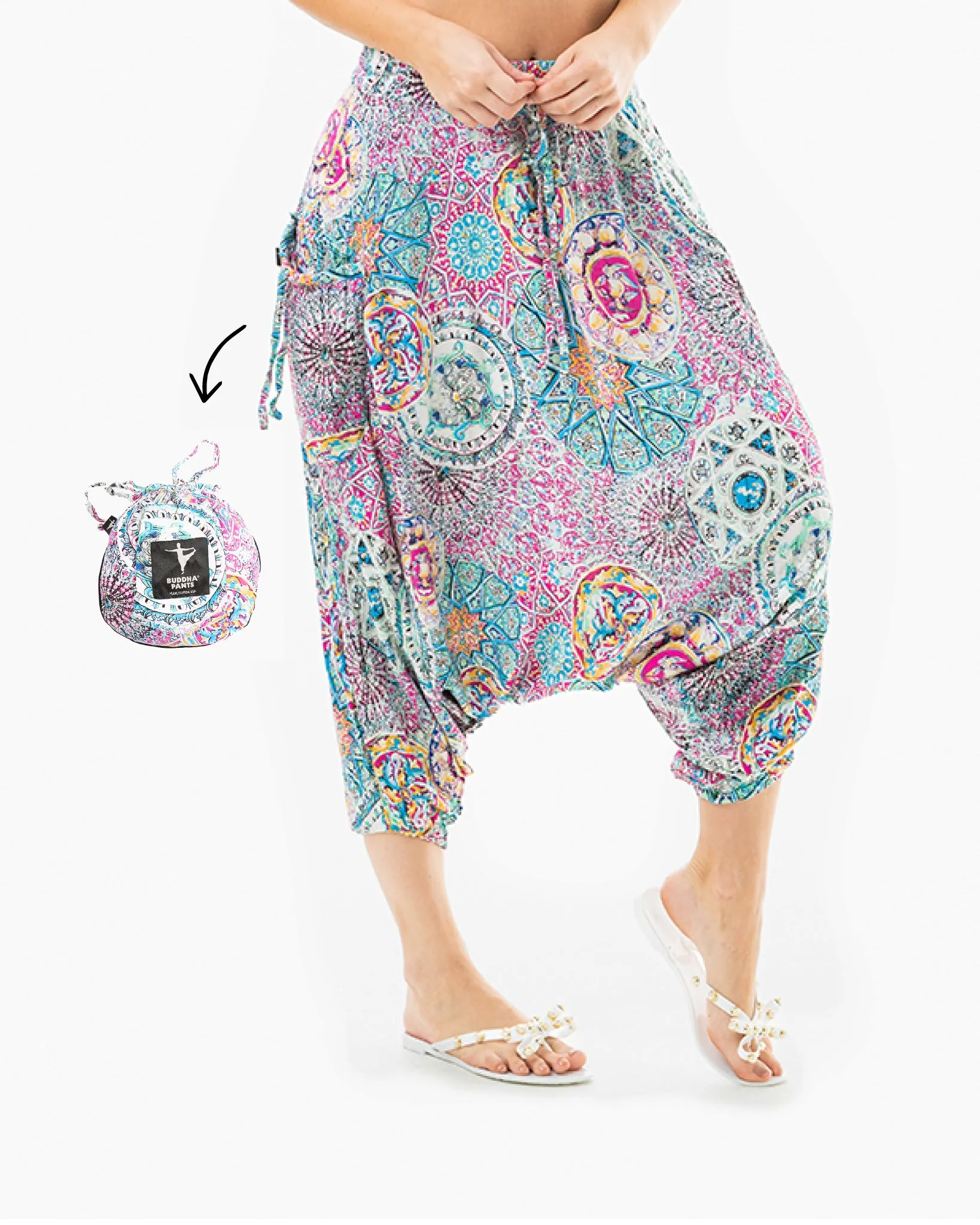 O.G. Print Harem Pants
