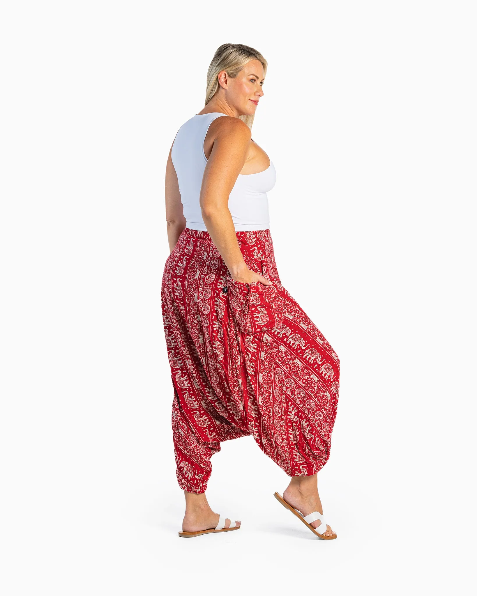 O.G. Print Harem Pants