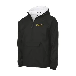 Phi Kappa Sigma Flannel Lined Windbreaker - Letters