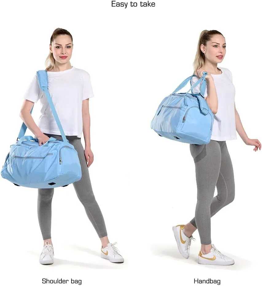 Professional Gym Waterproof Shoe Complete catalog Compartment Duffel Ultimate Getaways! Bag Weekend - for Feature-rich & Pocket Insulated