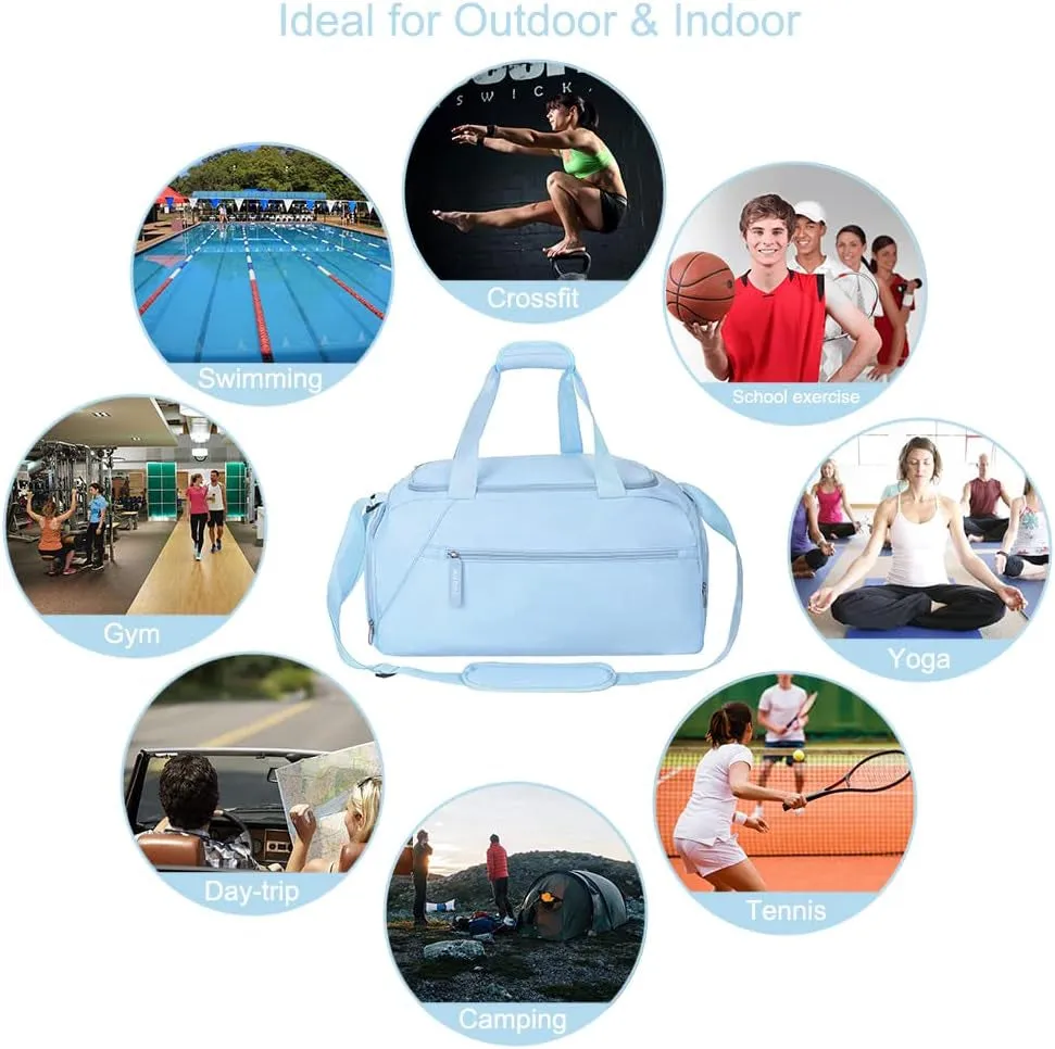 Professional Gym Waterproof Shoe Complete catalog Compartment Duffel Ultimate Getaways! Bag Weekend - for Feature-rich & Pocket Insulated