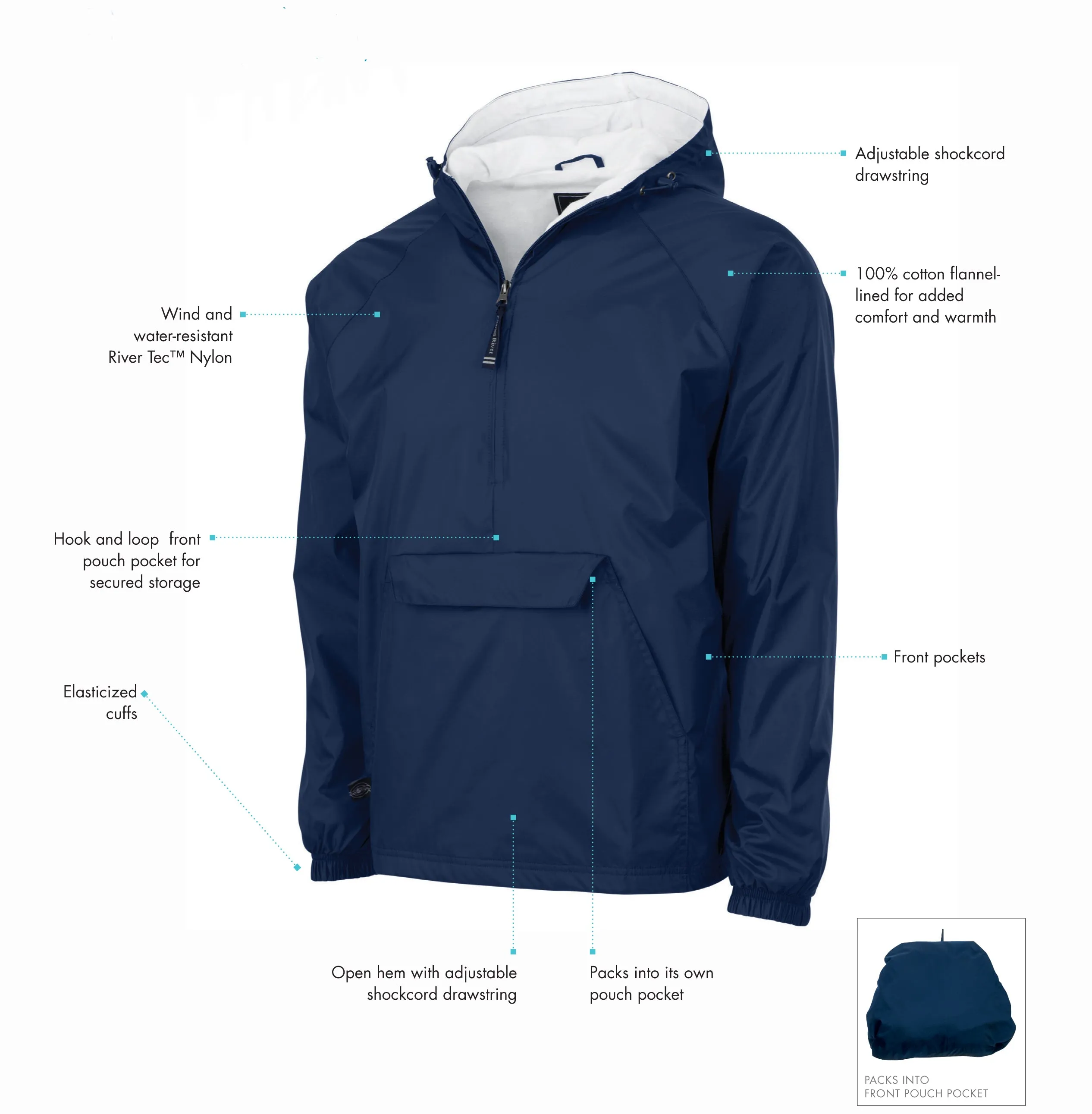 Psi Upsilon Lined Windbreaker - Letters