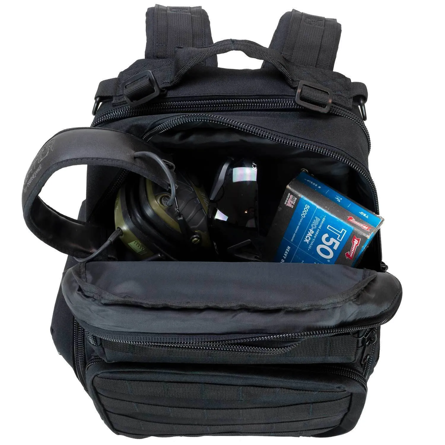 Range Backpack With Three Removable Pistol Pouches