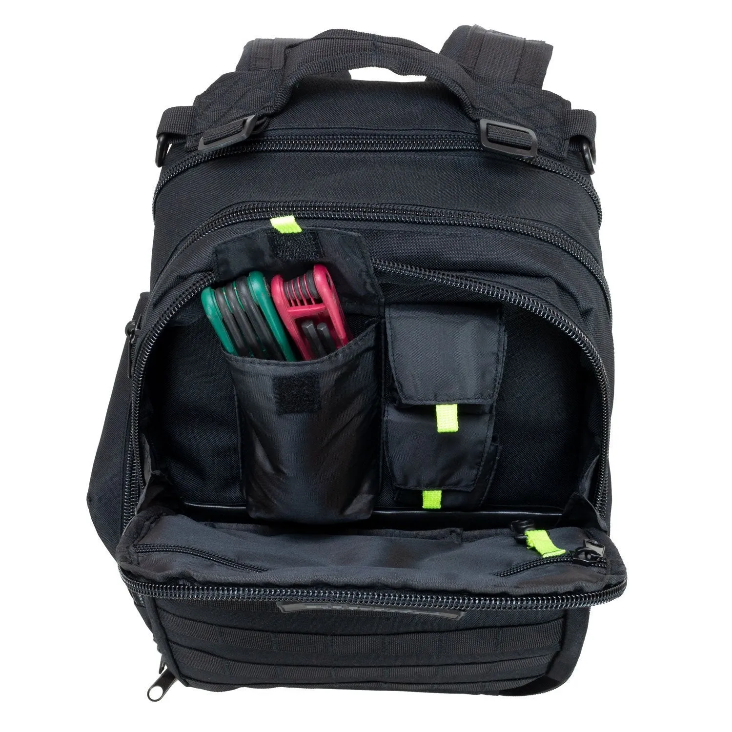 Range Backpack With Three Removable Pistol Pouches