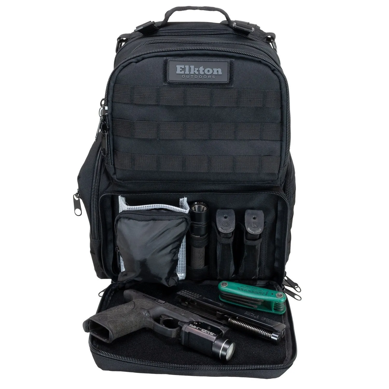 Range Backpack With Three Removable Pistol Pouches