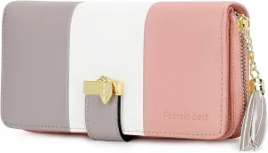 RFID Blocking large storage capacity Womens Wallet