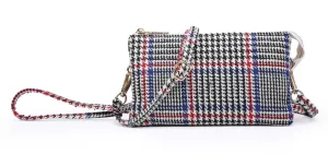Riley Wristlet/Crossbody - Blue/Red