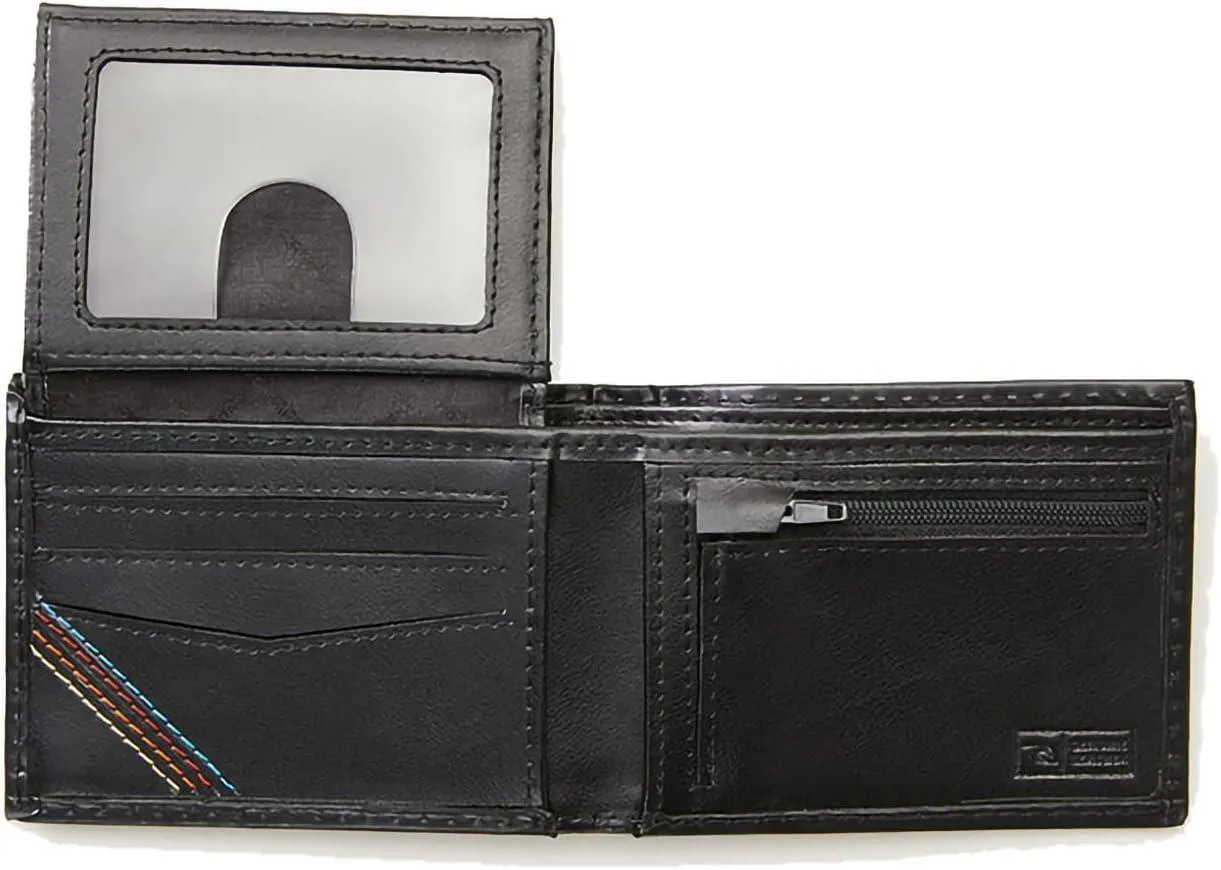 Rip Curl Surf Revival RFID All Day Mens Wallet Black Leather