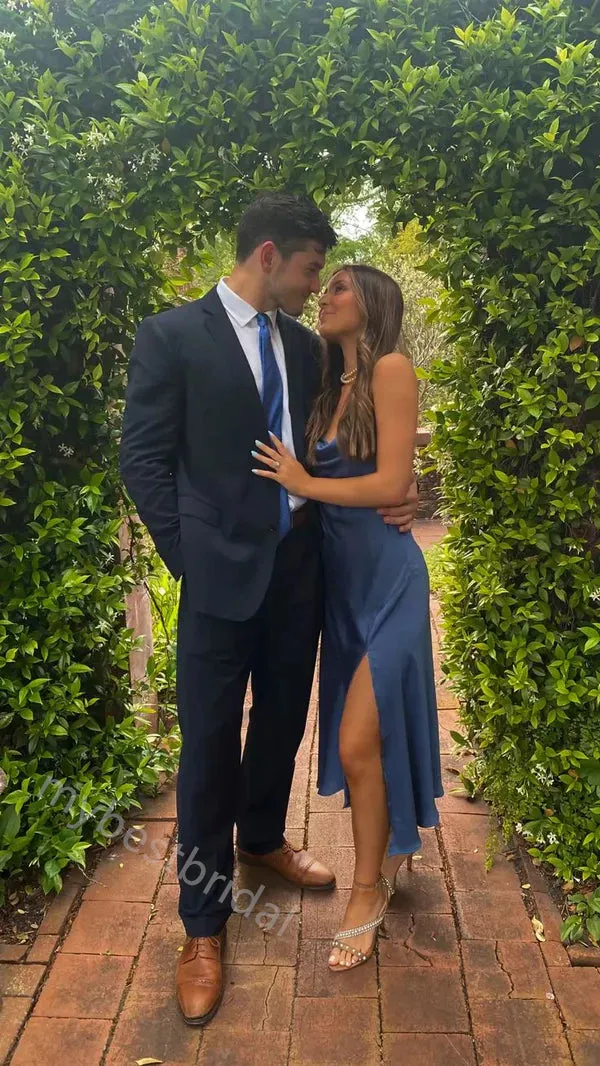 Sexy Jewel Spaghetti Straps Sleeveless Sheath Prom Dress,PDS11614