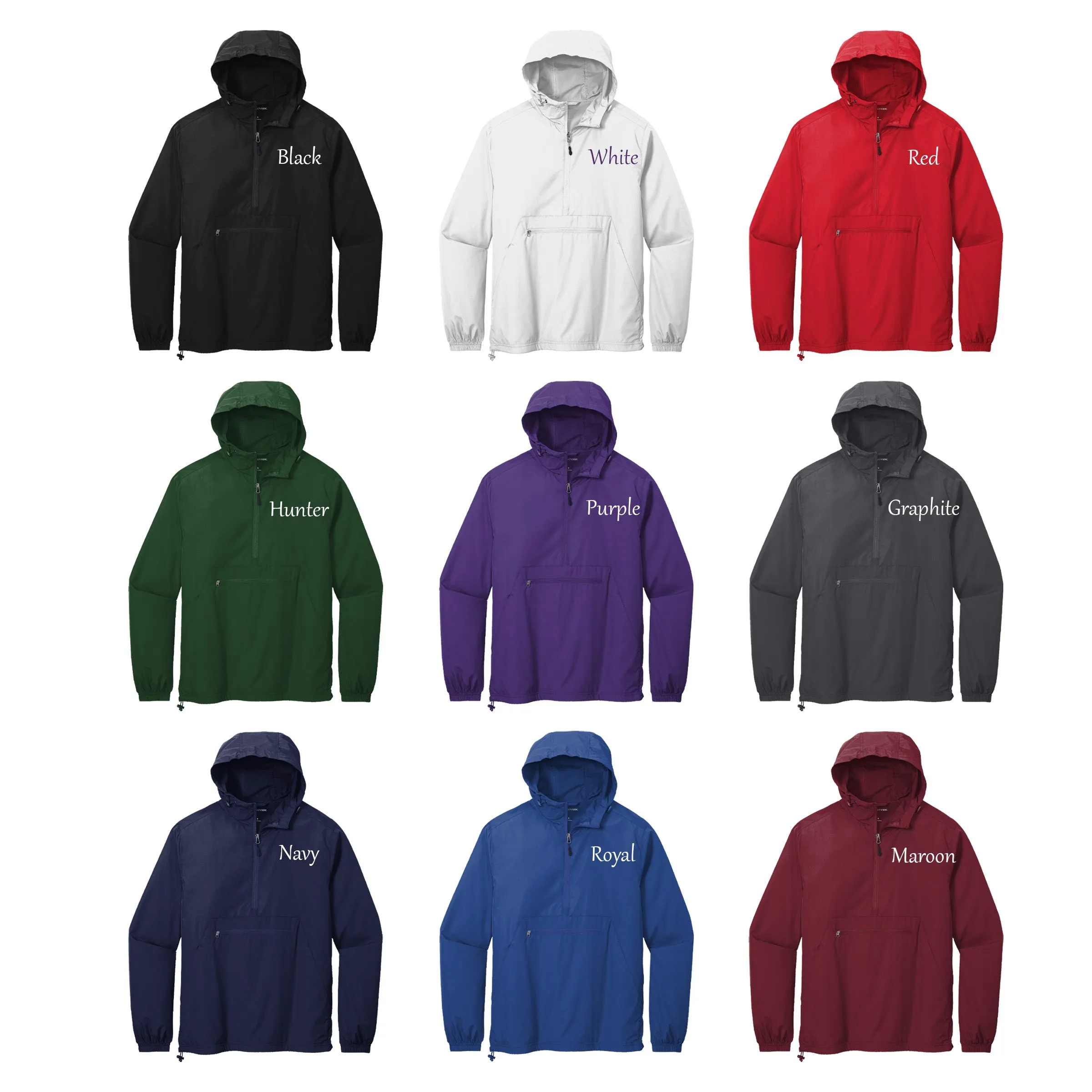 Sigma Alpha Windbreaker - Letters