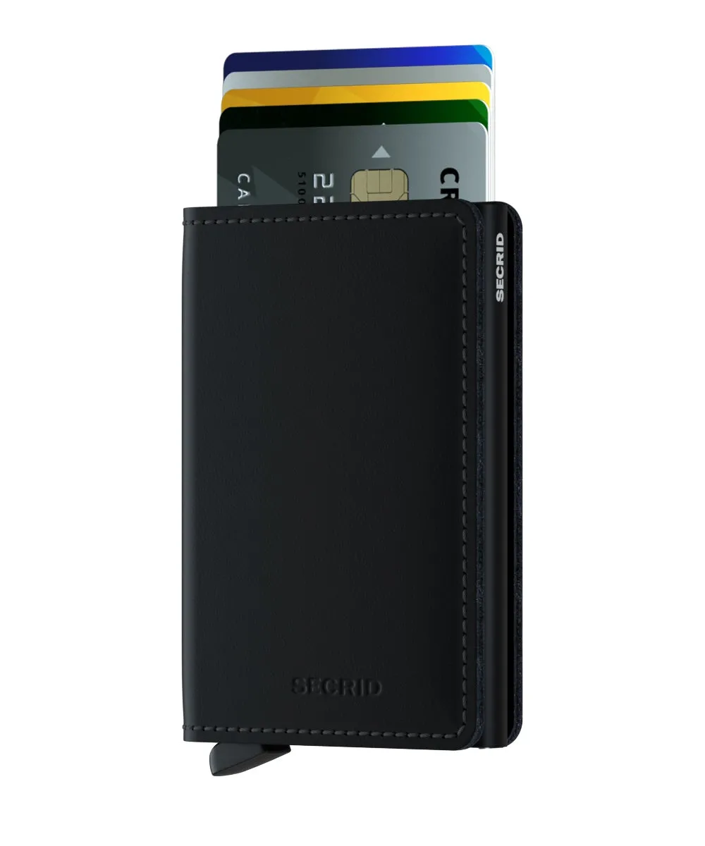 SLIM Wallet Matte Black