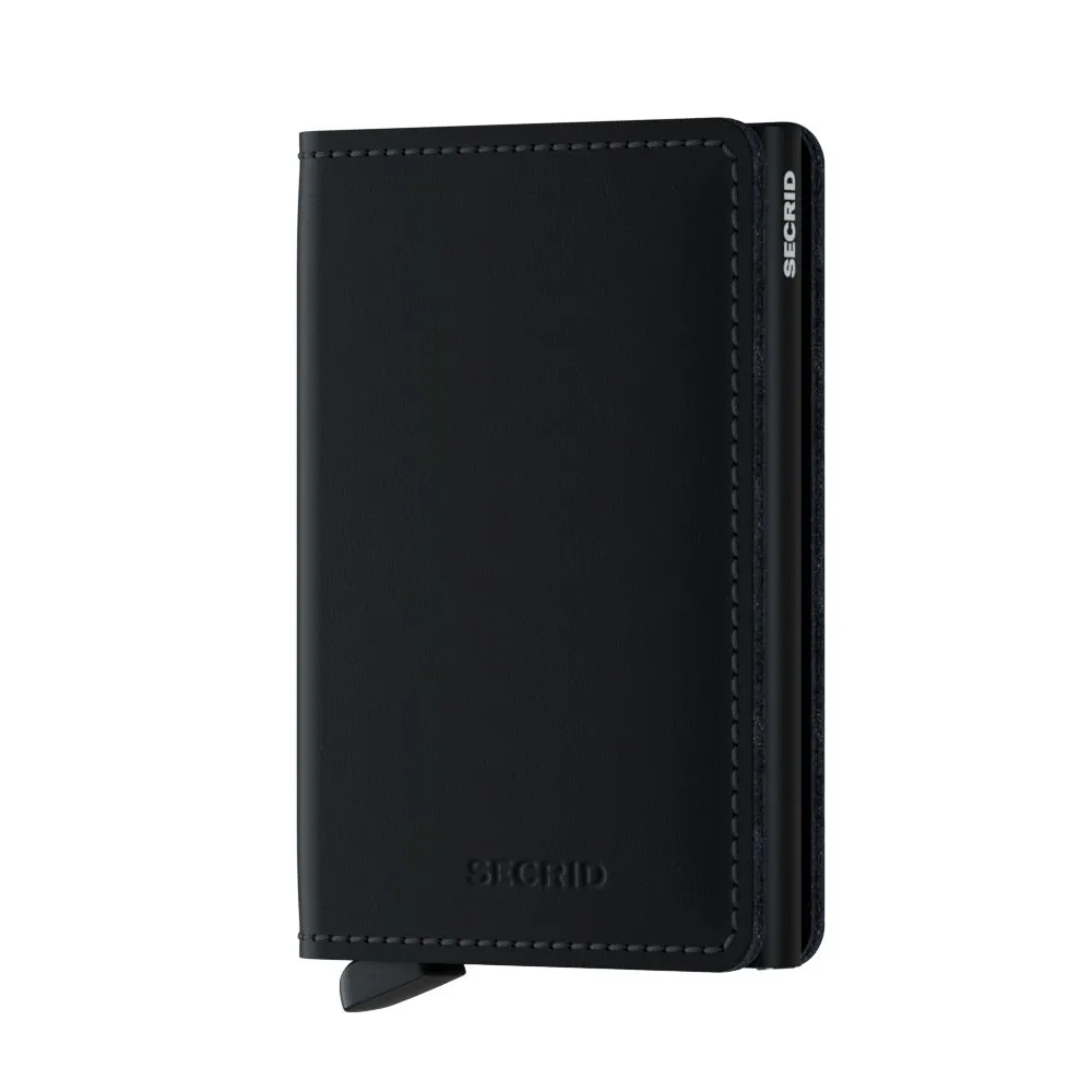 SLIM Wallet Matte Black