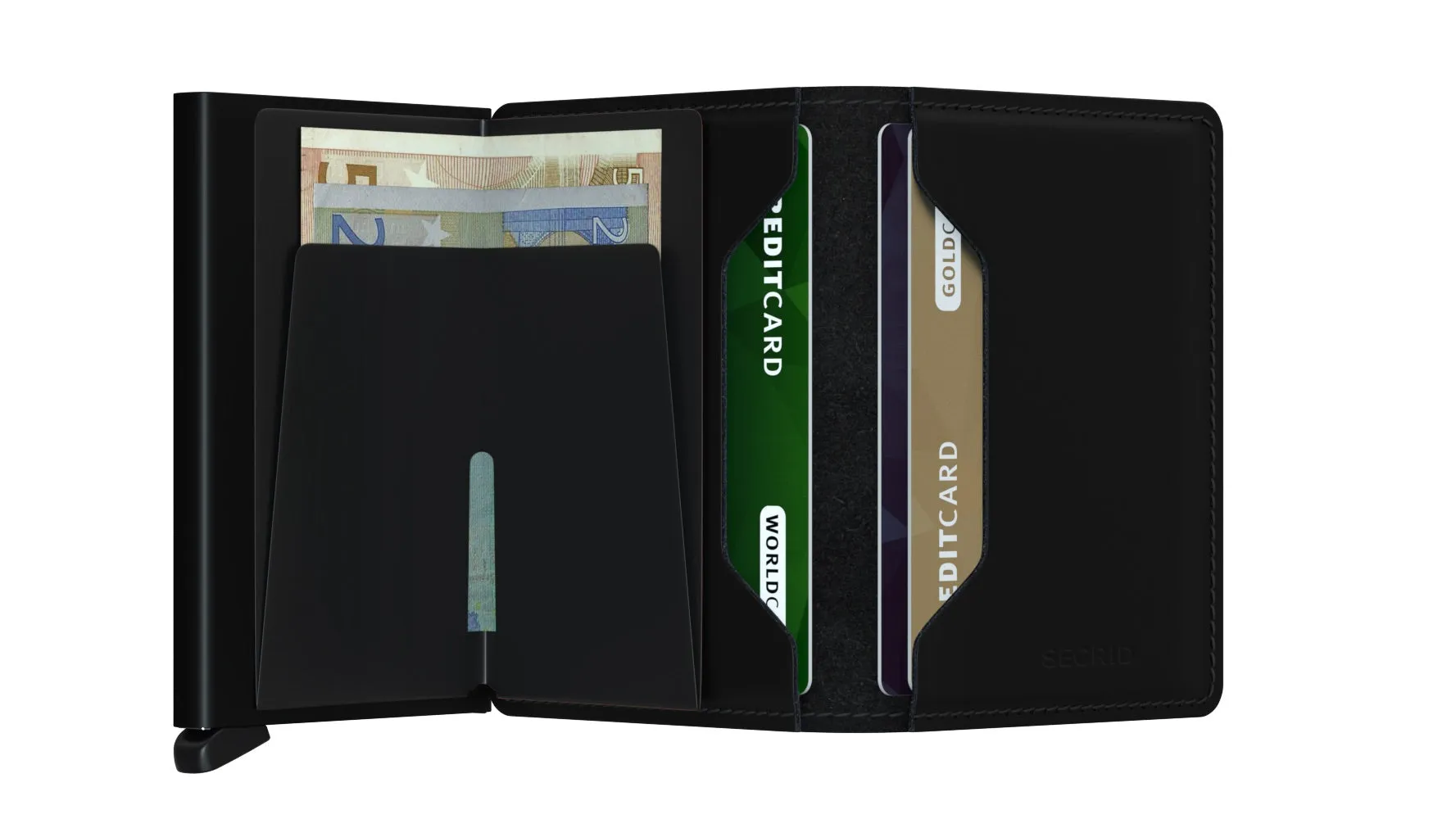 SLIM Wallet Matte Black
