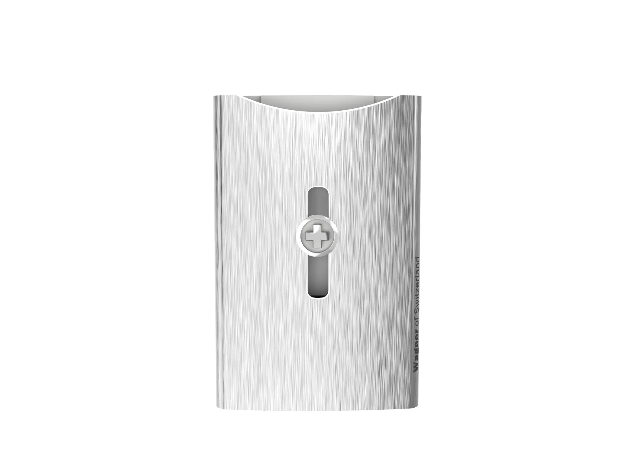 SWISS WALLET ICE, Cardholder Money-clip, brushed silver