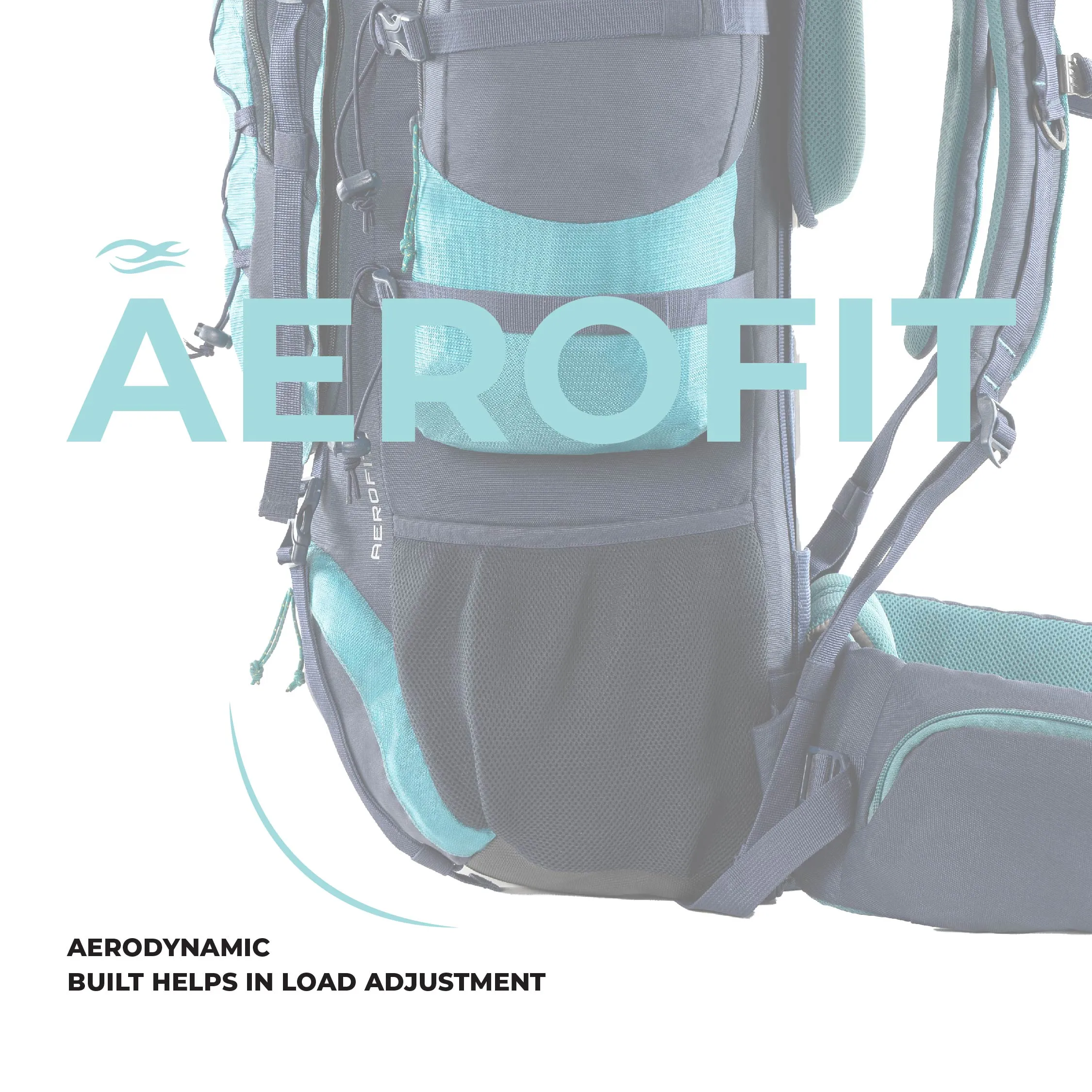 Tripole Walker Pro Metal Frame Rucksack with Rain Cover for Trekking & Travel | Front Opening | Laptop Sleeve | Men & Women| 5 Year Warranty | 60 Litre Blue