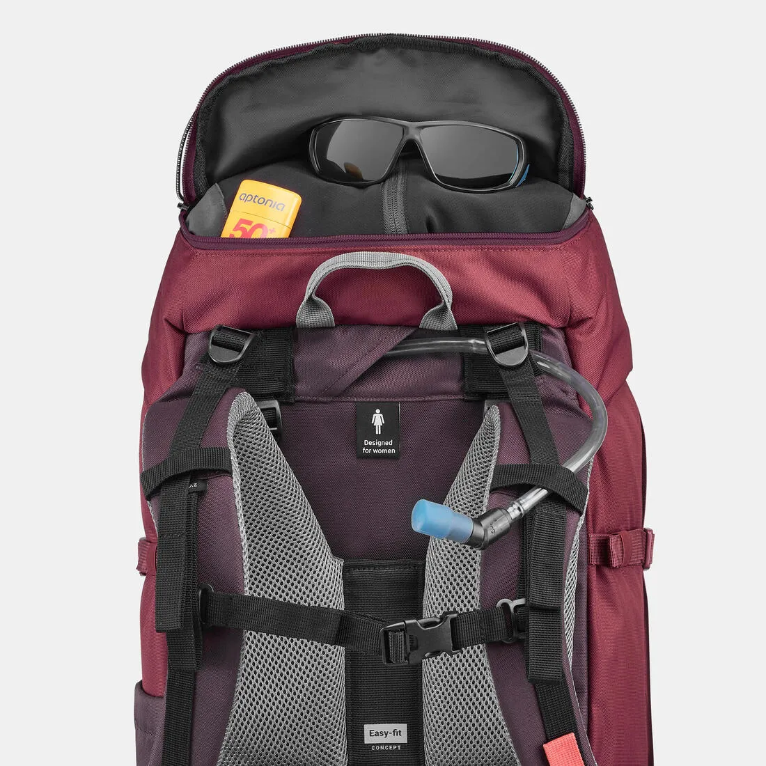 Women's 50L Trekking Backpack MT100 EASYFIT