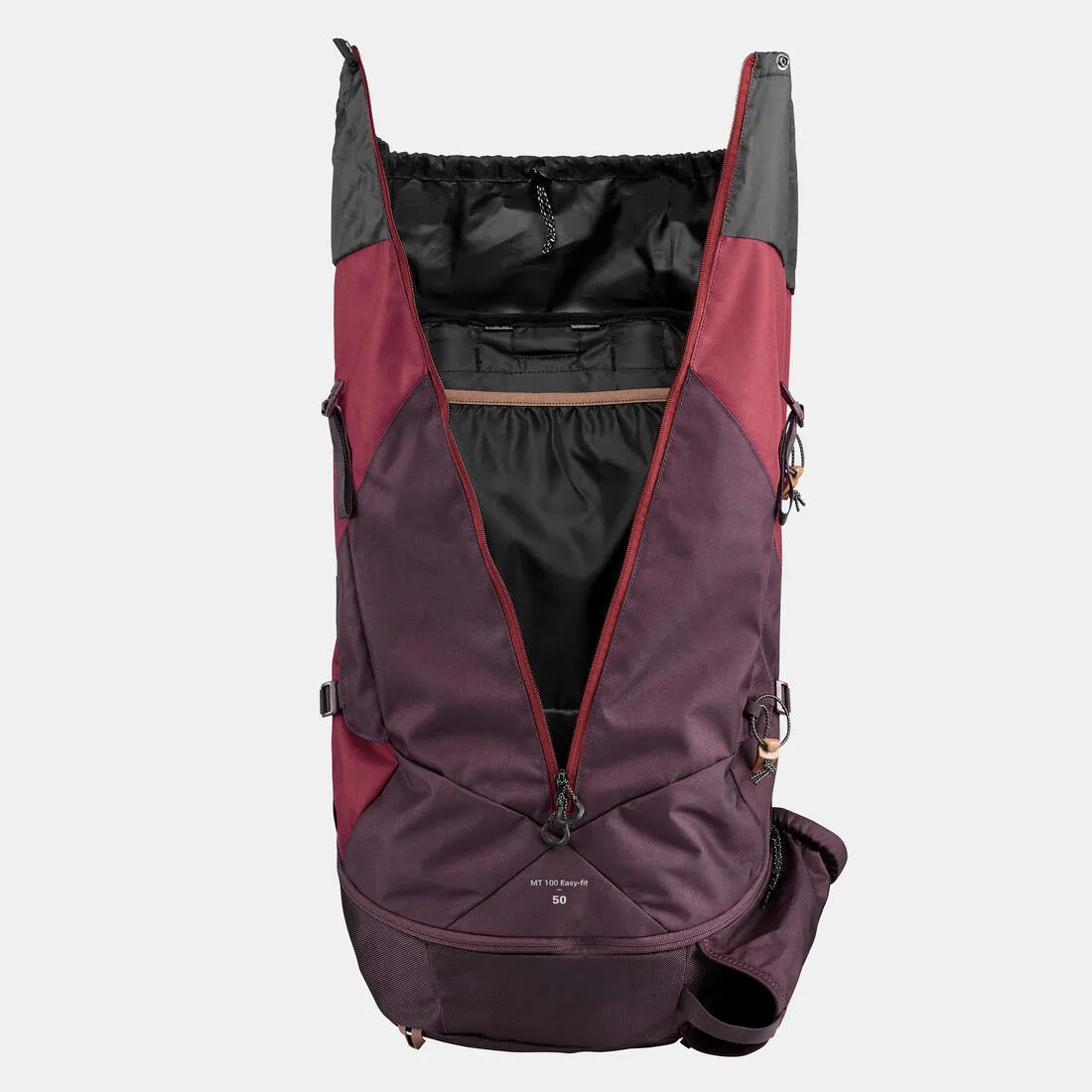 Women's 50L Trekking Backpack MT100 EASYFIT