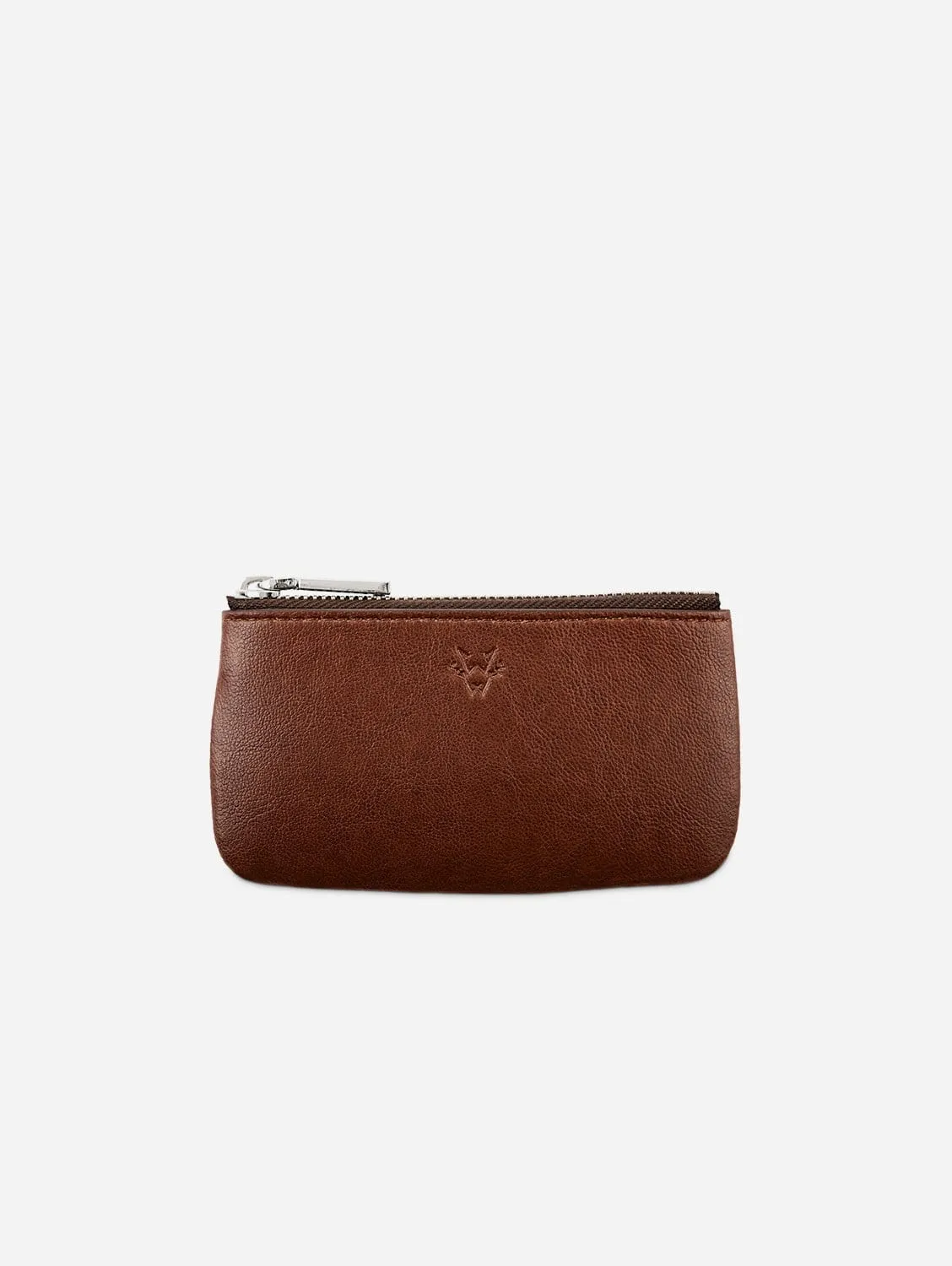 Zipped Vegan Leather RFID Protective Card, Coin & Key Case | Oakbark